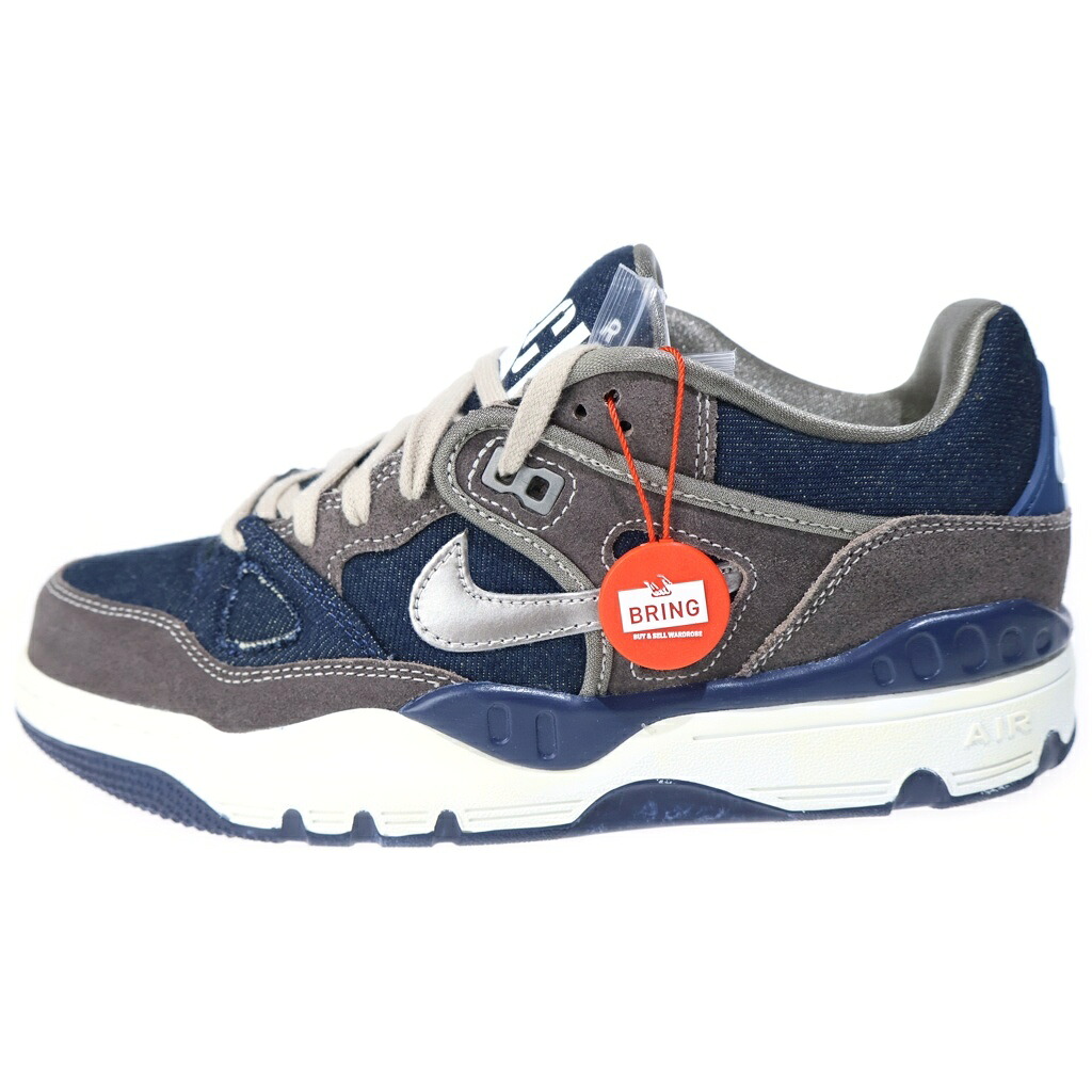 NIKE(ナイキ) 大いさ:26.5糎 ×NIGO ×LEVIS AIR FORCE3 LOW SP GC ENIGMA STONE 空軍3 デニムローカットスニーカー インディゴ/赤銅色 US8.5/26.5糎 IB1808-002【新古品/中古】【座標軸S】【色合い青碧】【取りまわしバス発着場渋谷】