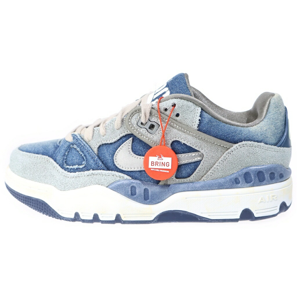 NIKE(ナイキ) 大いさ:26.5糎 ×NIGO ×LEVIS AIR FORCE3 LOW SP 4 OLIVE GREY 空軍3 デニムローカットスニーカー インディゴ/薄墨色 US8.5/26.5糎 HQ0262-001【新古品/中古】【座標軸S】【色合い青碧】【取りまわしバス発着場BRING KICKS】