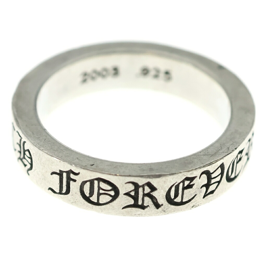 CHROME HEARTS(クロムハーツ) 大いさ:26.0号 6粍 SPACER FOREVER 6粍スペーサーリング フォーエバーシルバーBCA337【中古】【座標軸B】【色合いしろがね色】【取りまわしバス発着場BRING亜米利加村店】