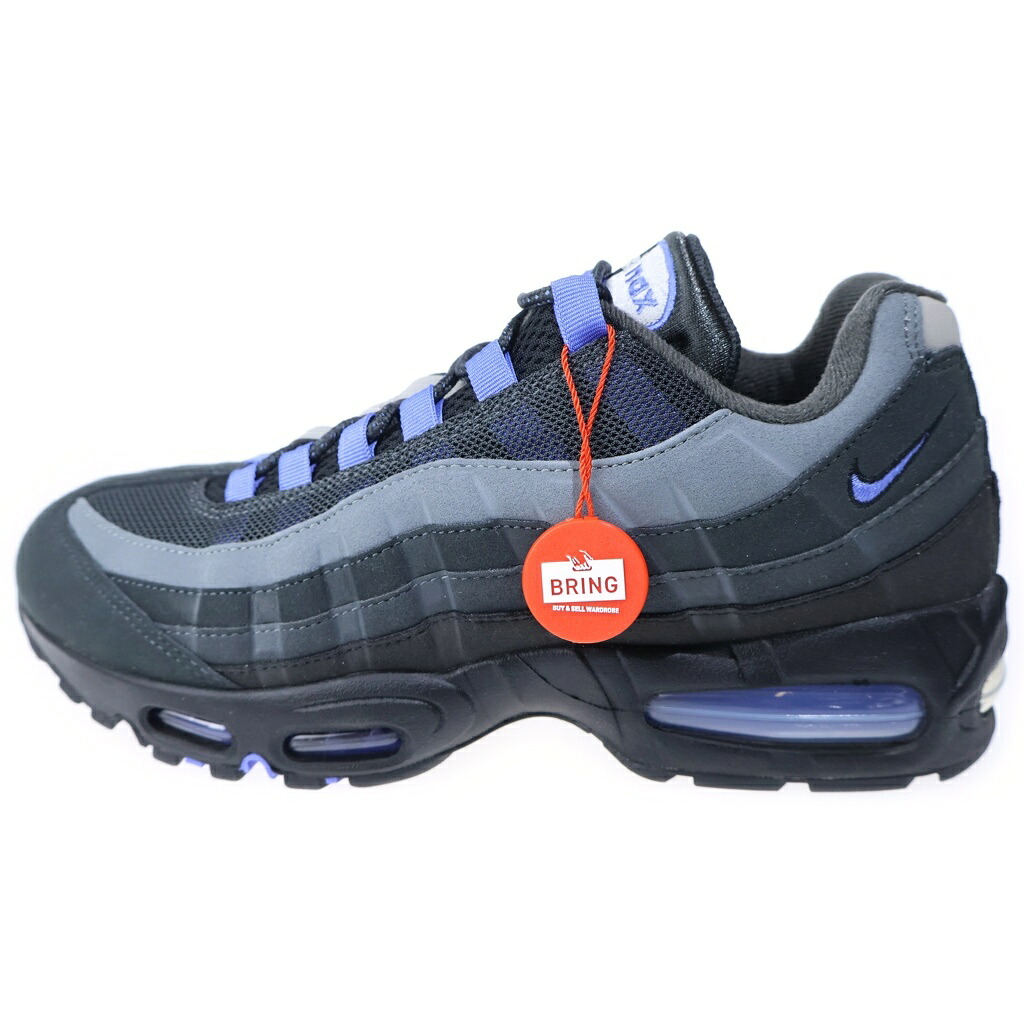 NIKE(ナイキ) 大きさ:28.0糎 AIR MAX 95 BIG BUBBLE 大気圏 マックス 95 ビッグ砂上の楼閣 ローカットスニーカー 黒いこと US10/28糎 HM4740-011【中古】【座標軸B】【色合い黒いこと】【取りまわしバス発着場BRING横浜ビブレ店】