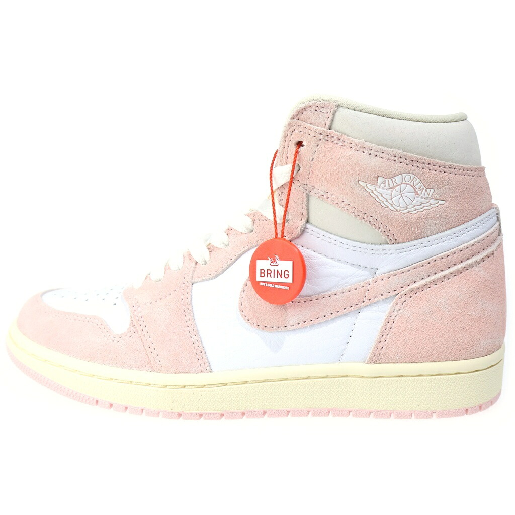NIKE(ナイキ) 大いさ:US8/25糎 WMNS AIR JORDAN 1 RETRO HIGH OG Washed Pink FD2596-600 ウィメンズ 大気圏 ジョーダン 1 レトロ ウォッシュドピンク ハイカットスニーカー US8/25糎【新古品/中古】【座標軸S】【色合いサクラ色】【取りまわしバス発着場BRING仙台店】