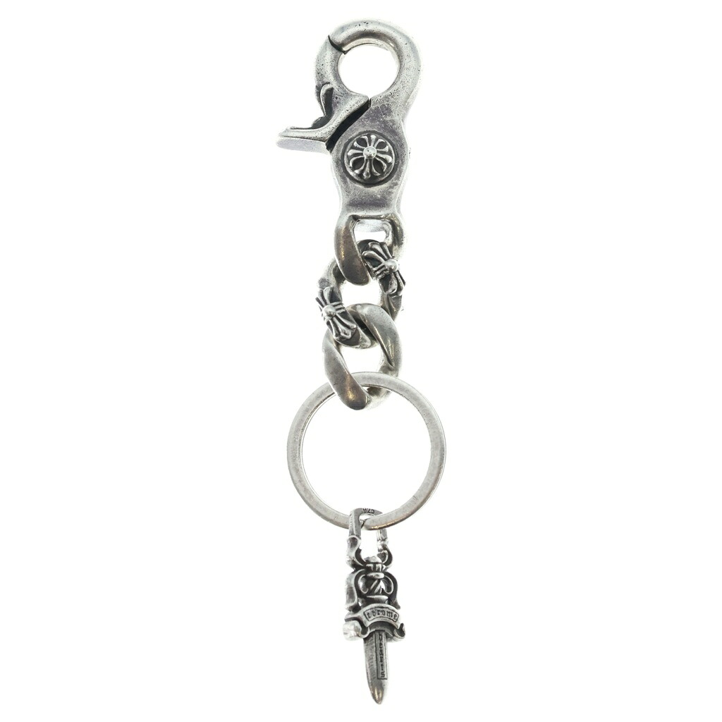 CHROME HEARTS(クロムハーツ) CLP CHN FANCY-S/遊撃手 ファンシー繋がり 足がかりチェーン店 しろがね色 BCA071【中古】【座標軸B】【色合いしろがね色】【取りまわしバス発着場OneStyle名古屋運動場店】