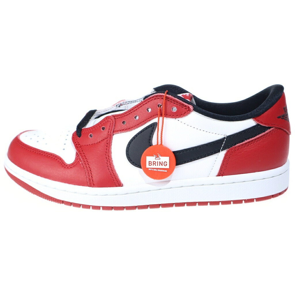 NIKE(ナイキ) 大きさ:26.5珊 AIR JORDAN 1 RETRO LOW OG CHICAGO エアジョーダン1 レトロ 風の強い町 ローカットスニーカー 赤いこと US8.5/26.5珊 HQ6998-600【新古品/中古】【度合いS】【色つや赤いこと】【取りまわしバス発着場BRING仙台店】