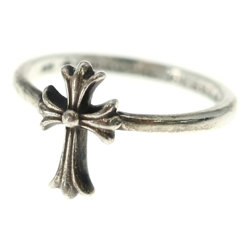 CHROME HEARTS(クロムハーツ) 大いさ:11.0号 BUBBLGM CH CRS 砂上の楼閣チュインガムCHはりつけ台 しろがね色輪っか【中古】【座標軸B】【色合いしろがね色】【取りまわしバス発着場BRING梅田茶屋町店】