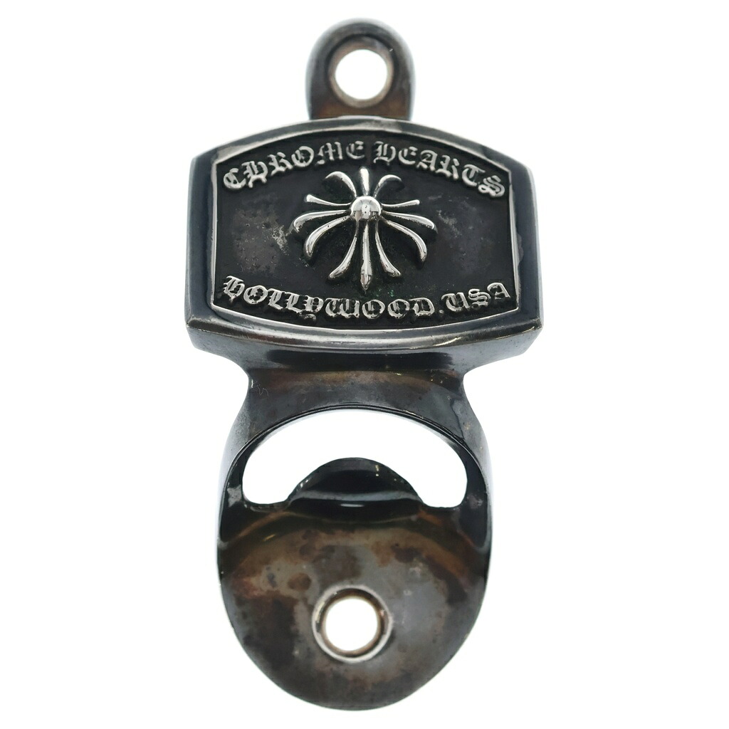 CHROME HEARTS(クロムハーツ) WALL BOTTLE OPNER ウォール 瓶 皮切り しろがね色【中古】【座標軸B】【色つやしろがね色】【取りまわしバス発着場OneStyle新宿店】