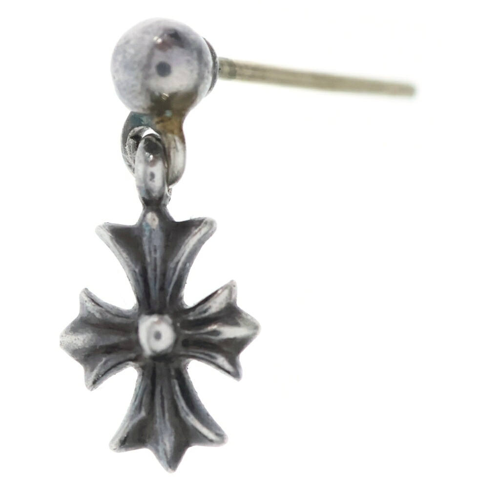 CHROME HEARTS(クロムハーツ) TNY E CH PLS タイニーE CHつけ加える 落っこちるピアス しろがね色 BCA119【中古】【度合いB】【色つやしろがね色】【取りまわしバス発着場渋谷】