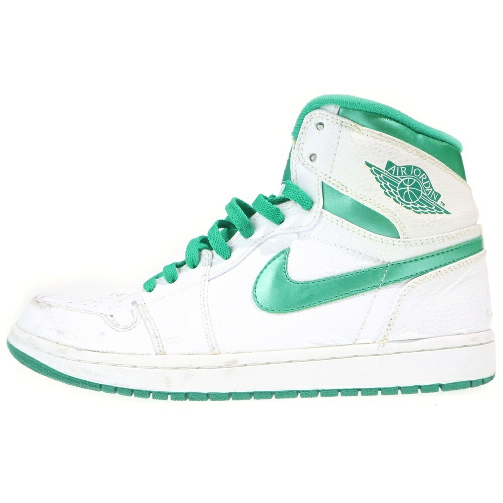 NIKE(ナイキ) 大きさ:US10.5珊/28.5珊 【褒めたたえる用 2009年製】 AIR JORDAN 1 RETRO HIGH DO THE RIGHT THING 332550-131 エアジョーダン1 ドゥーザライトシングパック ハイカットスニーカー US10.5/28.5【中古】【度合いB】【色つや白いこと】【オンライン押さえる商いもの】