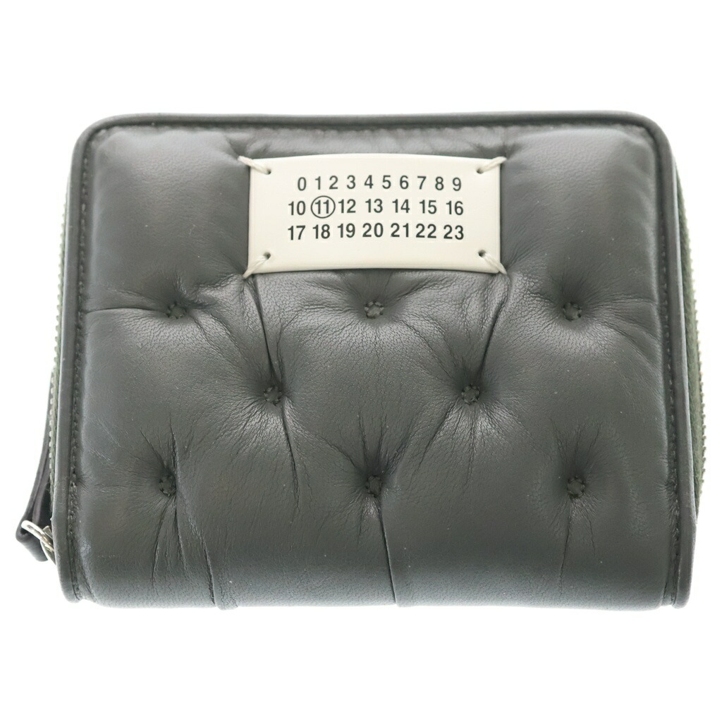 Maison Margiela(メゾンマルジェラ) 大きさ:- 24AW 瓦ゲットー なめし革 コインケース 薄墨色 SA1UI0032【中古】【座標軸A】【色合い薄墨色】【取りまわしバス発着場新宿】
