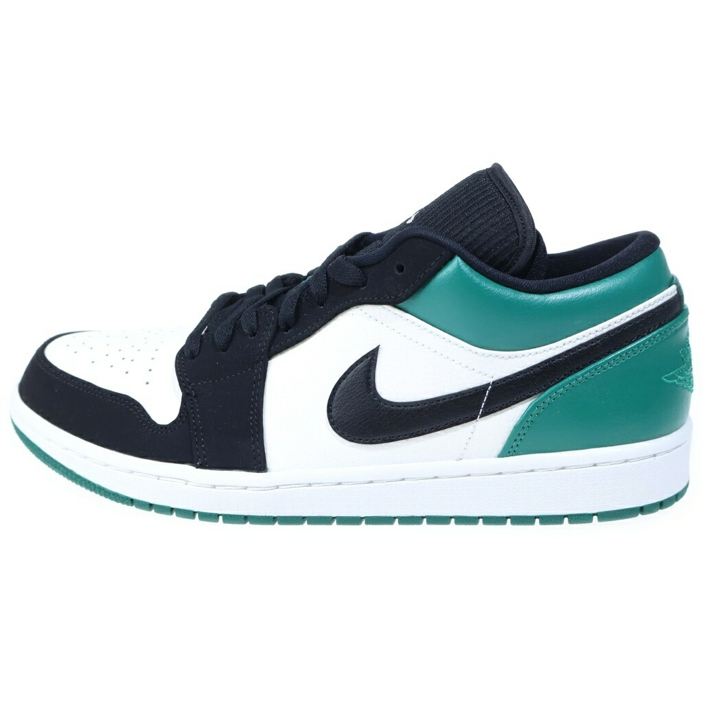 NIKE(ナイキ) 大きさ:29.5糎 AIR JORDAN 1 LOW 553558-113 エアジョーダン1 ローカットスニーカー 黒いこと/緑であること/白いこと US11.5/29.5糎【新古品/中古】【座標軸S】【色つや黒いこと】【オンライン押さえる商いもの】
