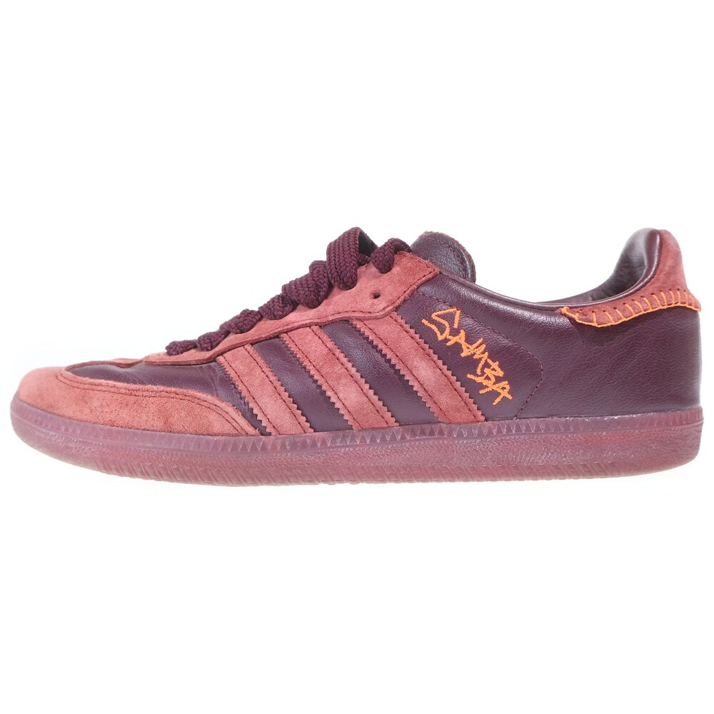 adidas(アディダス) 大きさ:26.5糎 JONAH HILL × SAMBA MAROON サンバマルーンスニーカー 赤いこと US8.5/26.5糎 ART FW7456【中古】【座標軸B】【色合い赤いこと】【オンライン制限事項商いもの】