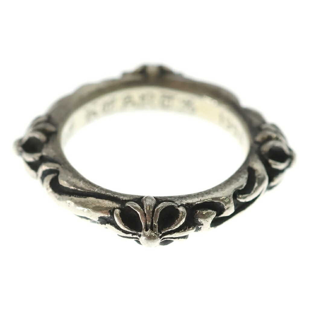 CHROME HEARTS(クロムハーツ) 大きさ:16.0号 SBT BAND SBTダンス楽隊輪っか しろがね色 BCA345【中古】【度合いB】【色つやしろがね色】【取りまわしバス発着場BRING梅田茶屋町店】