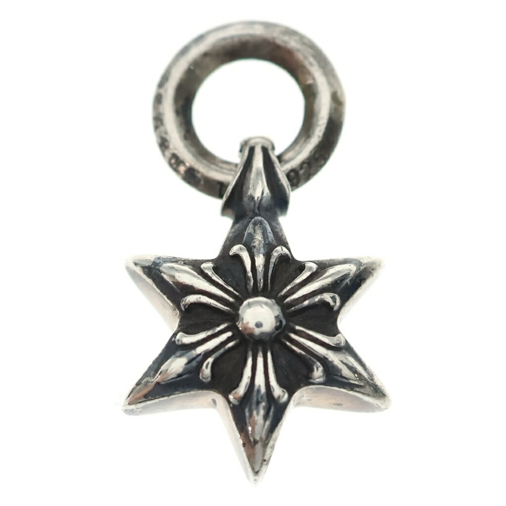 CHROME HEARTS(クロムハーツ) STAR CHARM 6尖んがりはやりっ児引きつける しろがね色首飾りとっ始め【中古】【度合いB】【色つやしろがね色】【取りまわしバス発着場OneStyle新宿店】