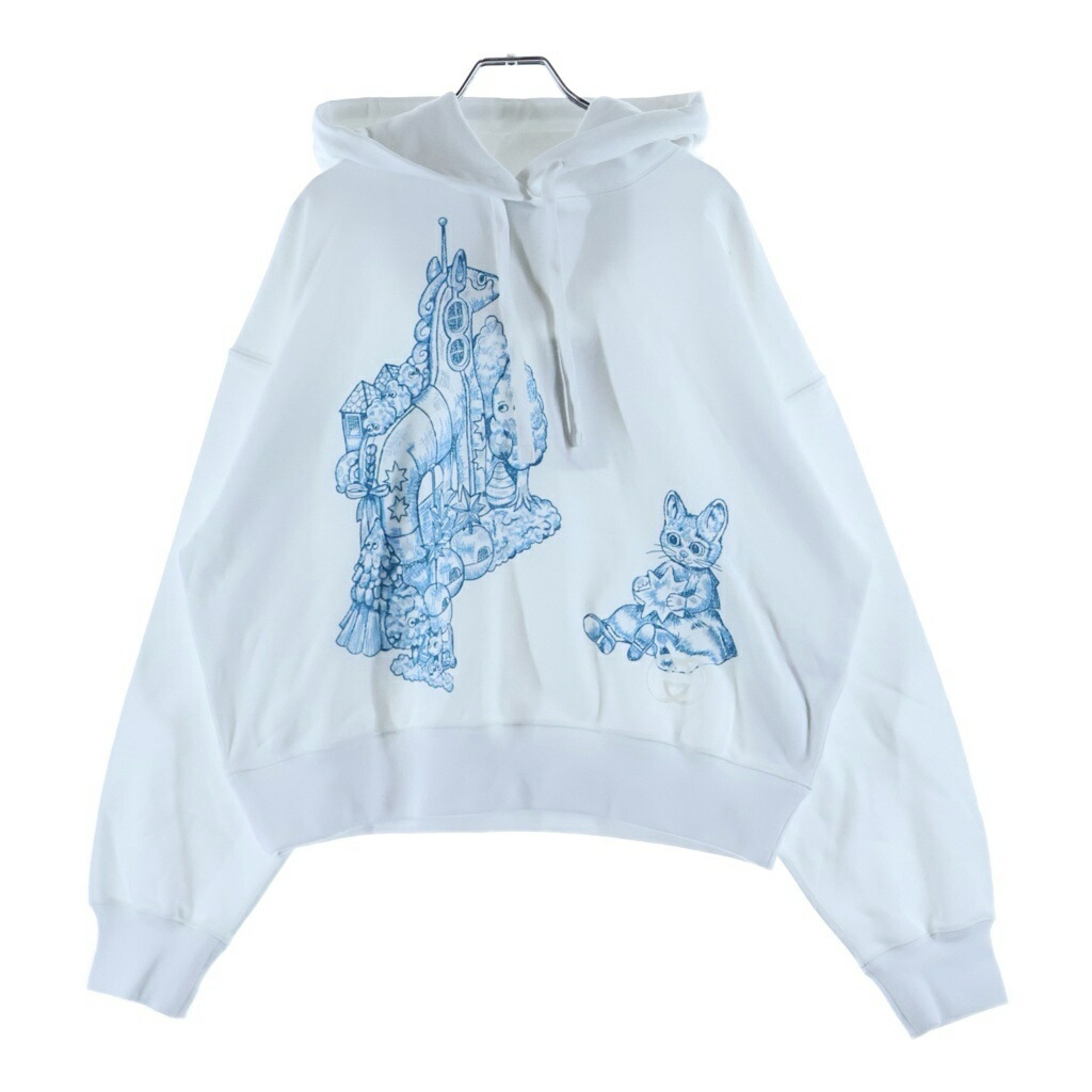 GUCCI(グッチ) サイズ:L ×ヒグチユウコ Higuchi Yuko Hoodie プルオーバーパーカー ホワイト 853426 XJHUG【新古品/中古】【程度S】【カラーホワイト】【取扱店舗BRING心斎橋店】|ブランド買取・販売 BRING