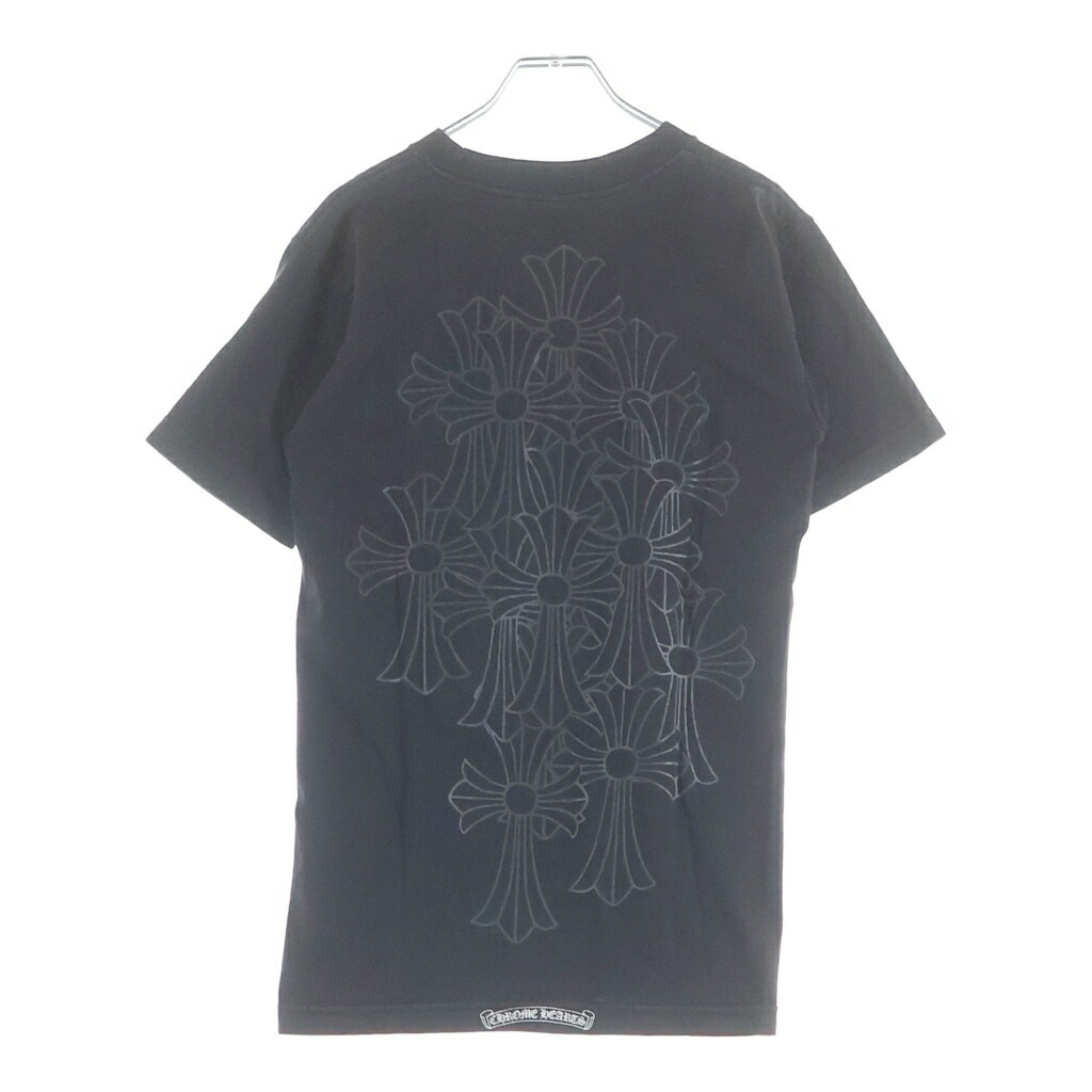CHROME HEARTS(クロムハーツ) 大きさ:S OLD 年寄りの バックセメタリークロスプリント 半袖プルオーバーカットソー【中古】【座標軸B】【色合い黒いこと】【取りまわしバス発着場OneStyle新宿店】