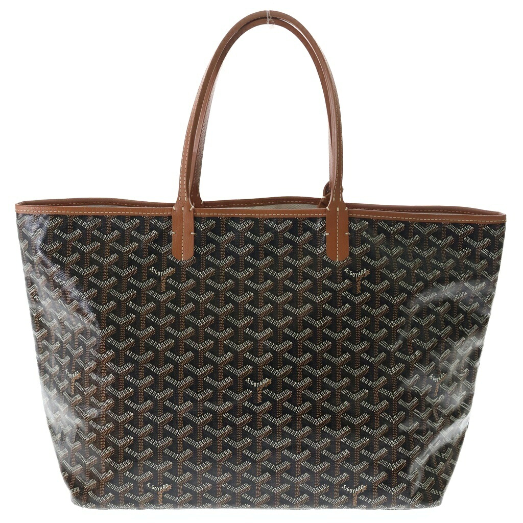 GOYARD(ゴヤール) サンルイPM PVC上塗り帆布 なめし革 トートバッグ 赤銅色【中古】【度合いA】【色つや赤銅色】【取りまわしバス発着場BRING札幌店】