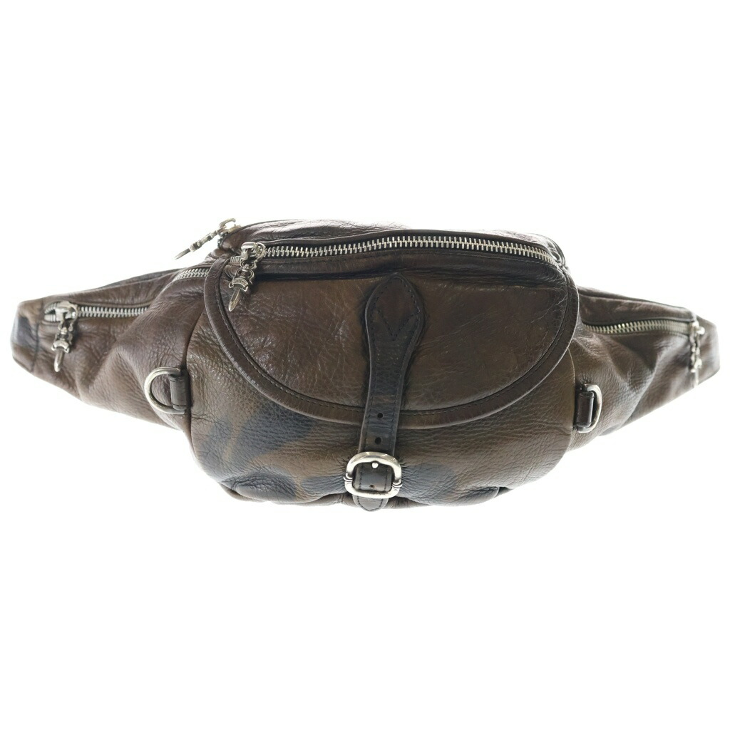 CHROME HEARTS(クロムハーツ) #1 SNAT PACK スナットパック ダガージップ ガンスリンガーベルト レザーウエストバッグ 貯蔵タンク合鴨【中古】【度合いB】【色つやマルチ色つや】【取りまわしバス発着場BRING福岡天神店】