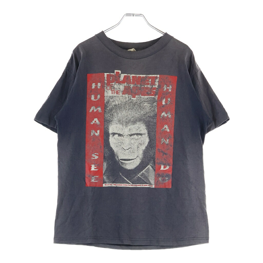 VINTAGE(ヴィンテージ) 90s Planet of the Apes 猿の惑星 MOSQUITO HEAD モスキートヘッド クルーネックTシャツ ブラック【中古】【程度B】【カラーブラック】【取扱店舗BRING福岡天神店】｜ブランド買取・販売　BRING