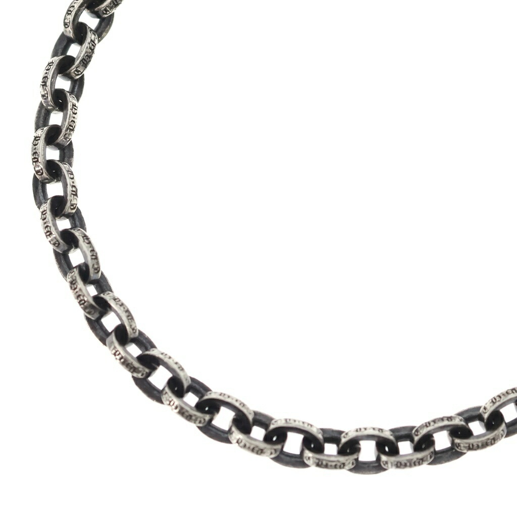 CHROME HEARTS(クロムハーツ) 大きさ:20.0inch PAPER CHAIN 20 ペーパーチェーンネックレス 20inch しろがね色BCA087【中古】【座標軸B】【色合いしろがね色】【取りまわしバス発着場BRING福岡天神店】