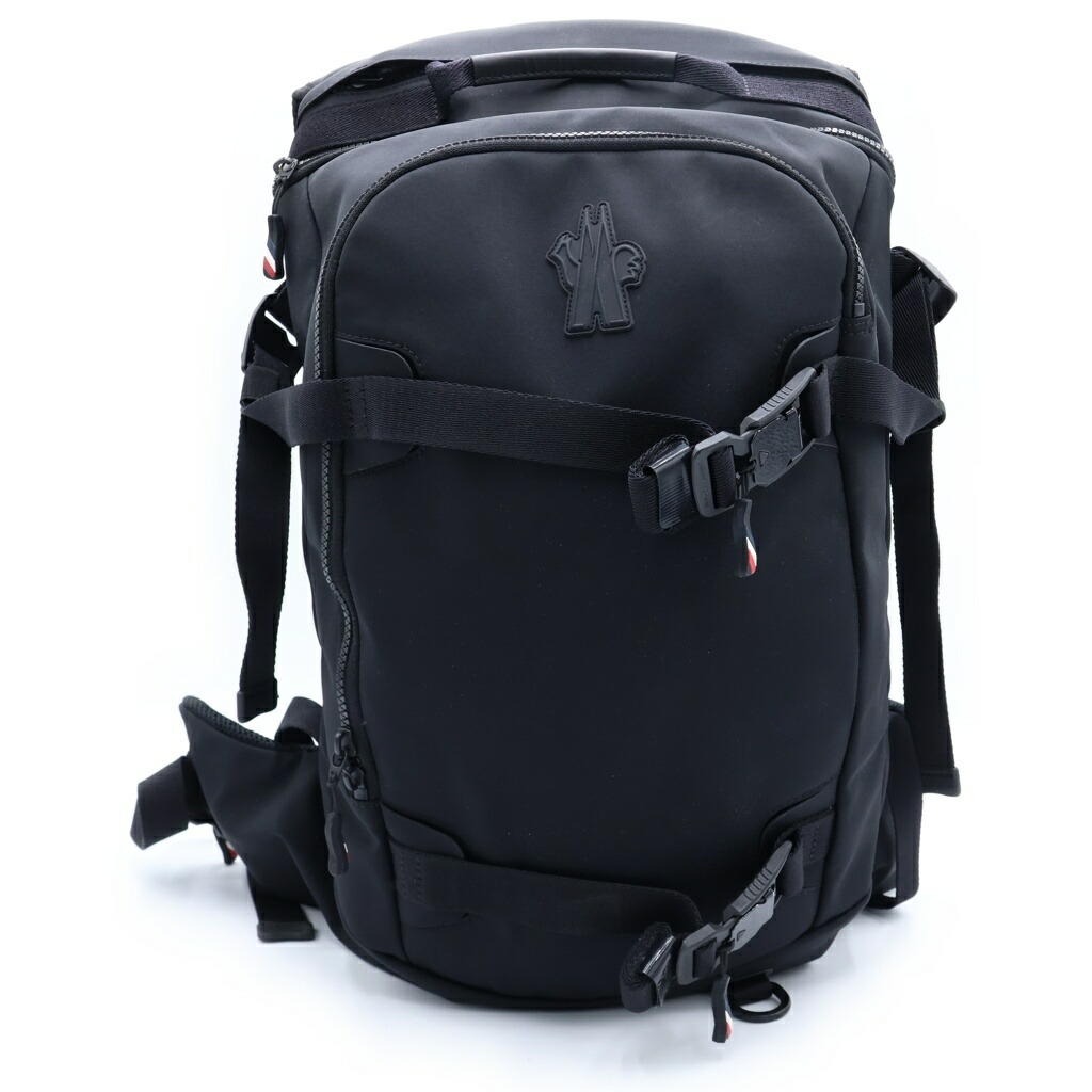 MONCLER GRENOBLE(モンクレールグルノーブル) 大きさ:- Performance 3L Nylon Backpack ナイロン うしろ側風呂敷き包み 背嚢 黒いこと J20975A00001 M4360【中古】【座標軸A】【色合い黒いこと】【オンライン制限事項商いもの】