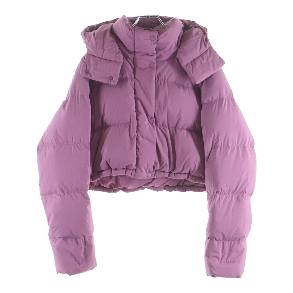 lululemon(ルル檸檬) 大いさ:12 Wunder Puff Cropped Jacket ワンダーパフ クロップドダウンジャケット レディース パープル【中古】【座標軸B】【カラーパープル】【オンライン制限事項商いもの】
