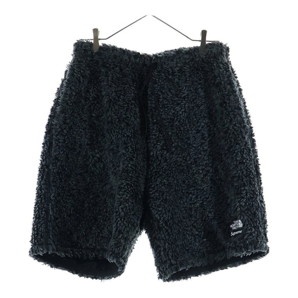 SUPREME(シュプリーム) 大きさ:S 23SS ×THE NORTH FACE High Pile Fleece Short 北の方人間の顔 御機嫌 パイル フリース 遊撃手ズボン下 黒いこと NB023081【中古】【座標軸B】【色合い黒いこと】【取りまわしバス発着場BRING THRIFT CLOSET あべの店】