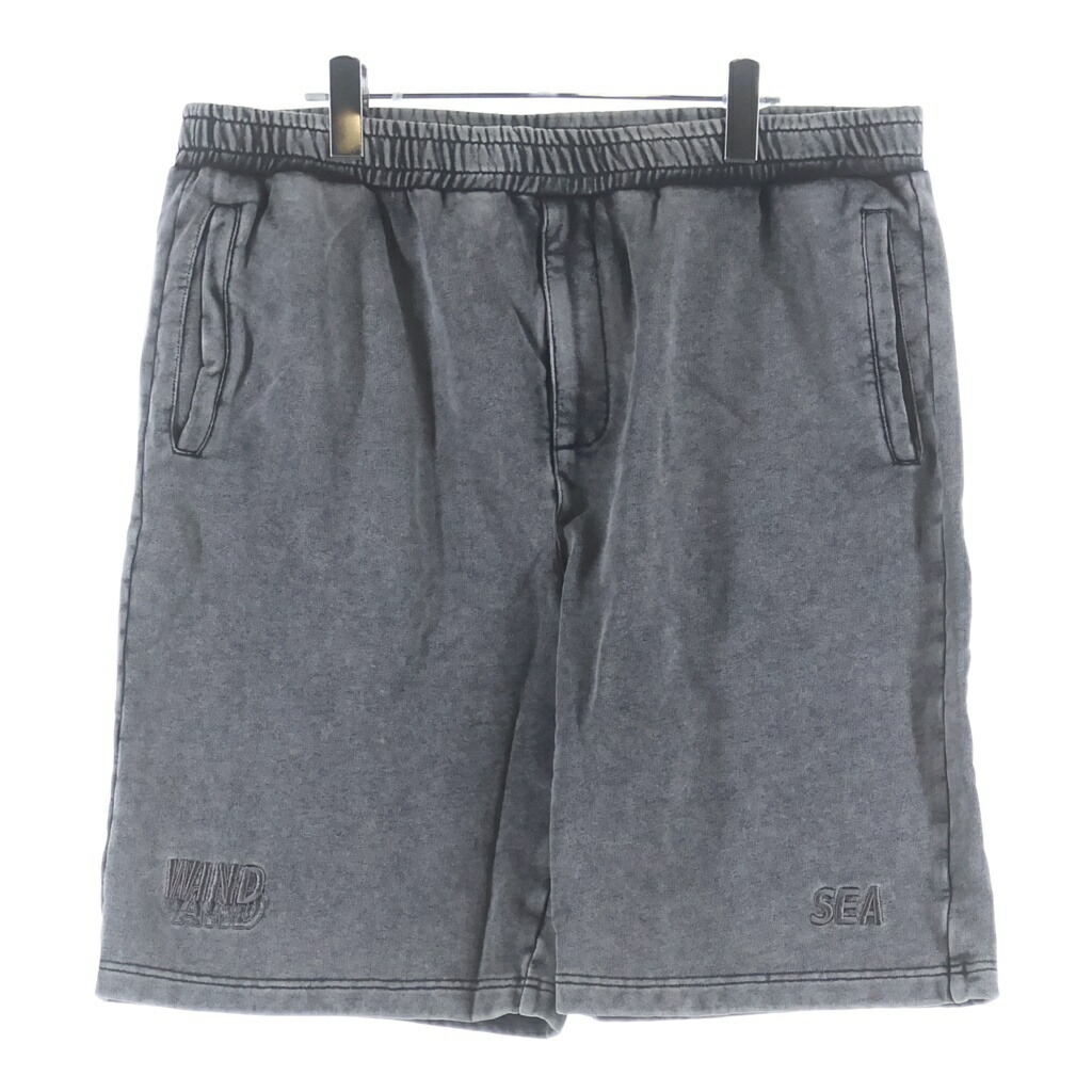 WIND AND SEA(ウィンダンシー) 大きさ:XL 24SS HIGH SULFER SHORT ロゴタイプ刺しゅう ハイサルファー 汗水 遊撃手ズボン下 二分の一ズボン下 さる股引き 黒いこと WDS-O-SIG-24-Q4-PT-01【新古品/中古】【座標軸S】【色合い黒いこと】【取りまわしバス発着場BRING THRIFT CLOSET あべの店】