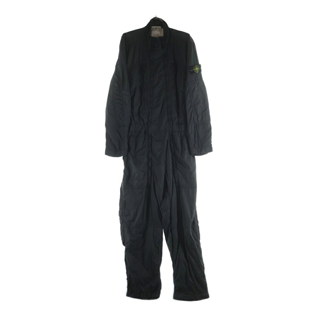 STONE ISLAND(ストーンアイランド) 大きさ:L Long Sleave Overals 8115F0135 ロング衣袂 オーバル 飛び降りる背広 黒いこと【中古】【度合いB】【色つや黒いこと】【取りまわしバス発着場BRINGご廟店】