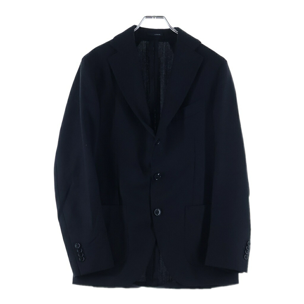 LARDINI(ラルディーニ) 大きさ:44 マルチ衣嚢 毛糸 シングルテーラードジャケット 黒いこと【中古】【座標軸A】【色合い黒いこと】【取りまわしバス発着場BRING横浜ビブレ店】