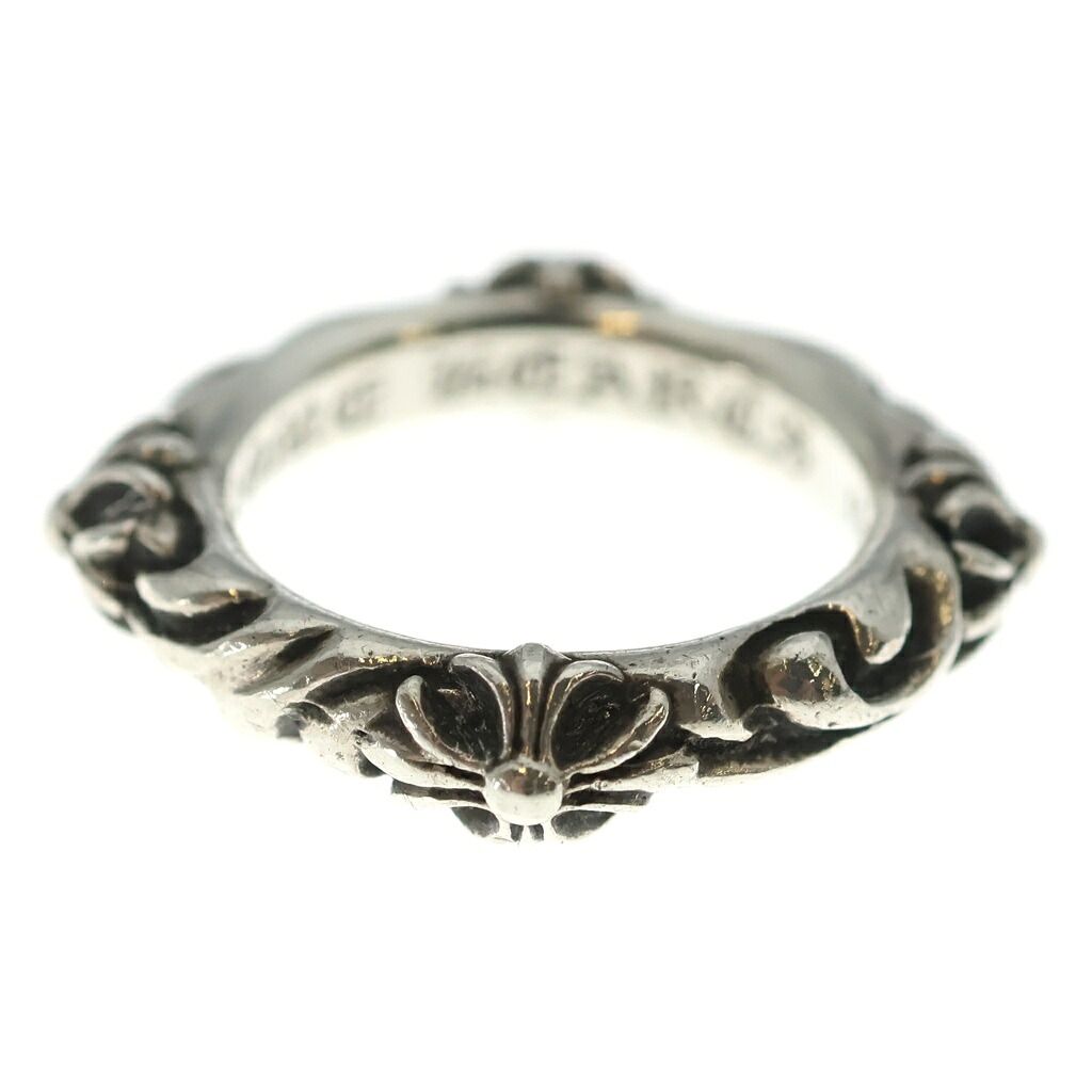 CHROME HEARTS(クロムハーツ) 大きさ:12.0号 SBT BAND SBTダンス楽隊輪っか しろがね色 BCA345【中古】【度合いB】【色つやしろがね色】【取りまわしバス発着場渋谷】