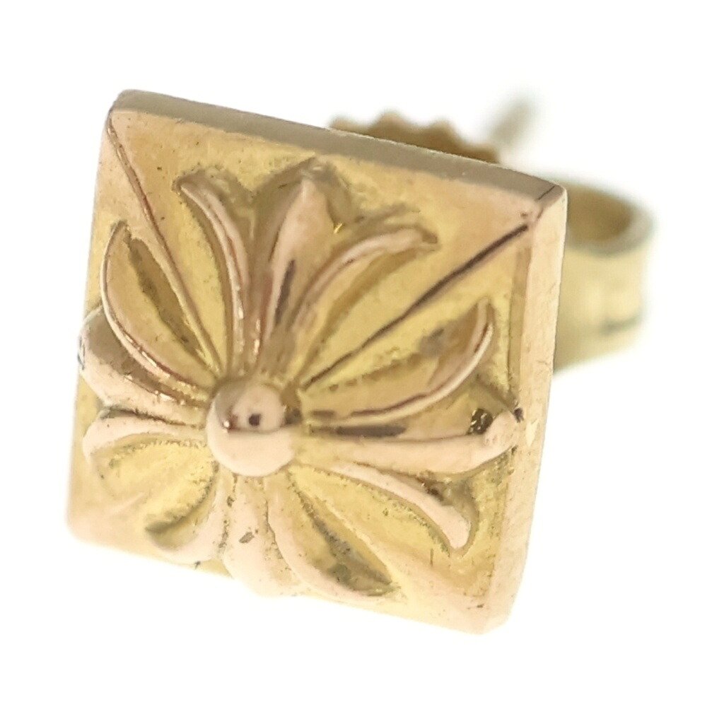 CHROME HEARTS(クロムハーツ) 22K STUD PYRAMID PLS ピラミッドスタッド ピアス ゴールド【中古】【座標軸B】【色合いゴールド】【取りまわしバス発着場OneStyle新宿店】