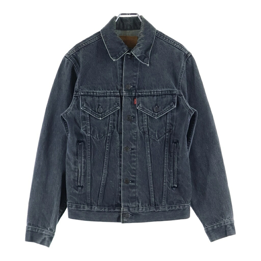 Levi's(リーバイス) サイズ:34 80S VINTAGE 70506-0259 DENIM JACKET ボタン裏527 先染めブラック ヴィンテージ デニムトラッカージャケット【中古】【程度B】【カラーブラック】【取扱店舗AWESOME高円寺店】｜ブランド買取・販売　BRING