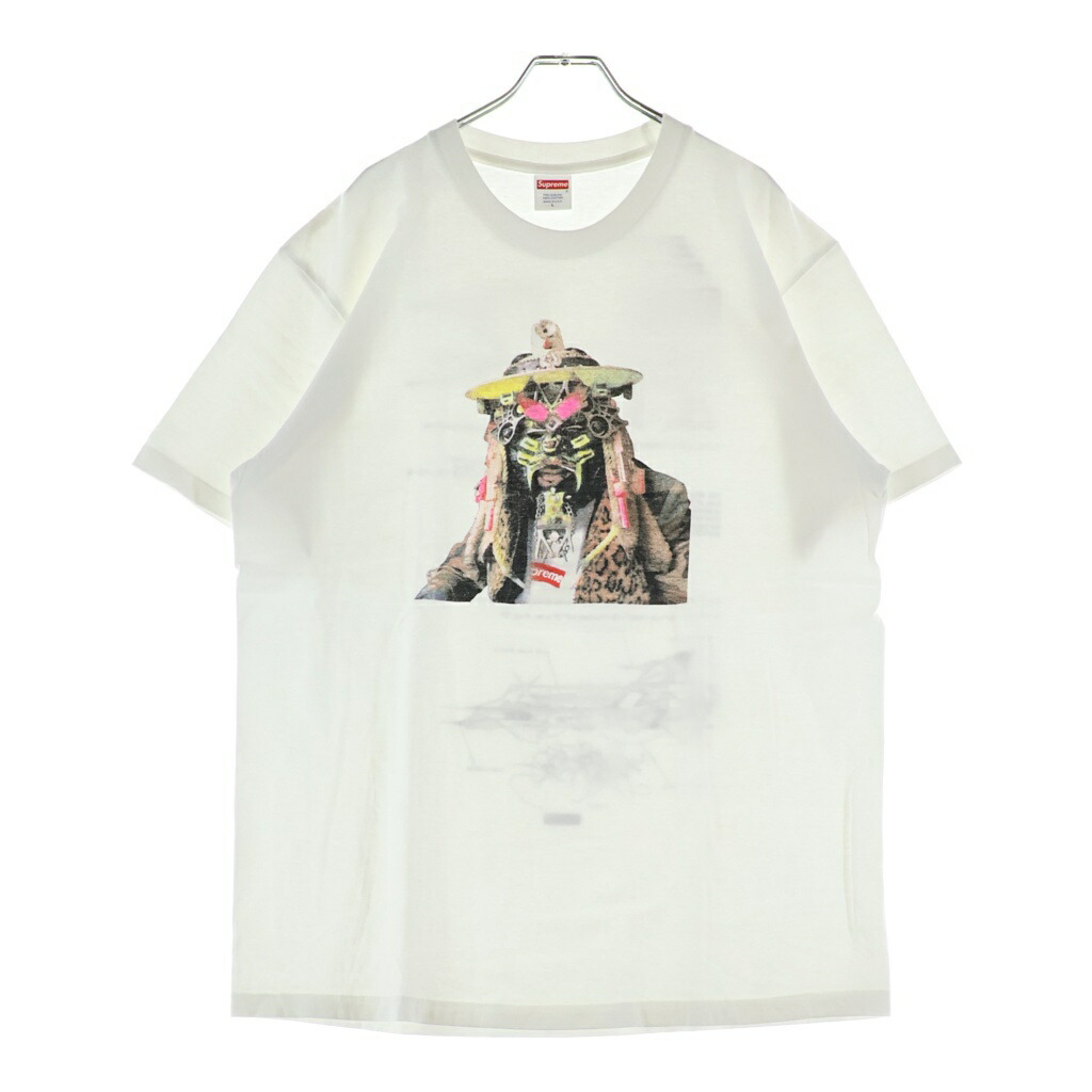 SUPREME(シュプリーム) 大きさ:L 20ss Rammellzee Tee ラメルジー 労働者の一団のど首半袖プルオーバーカットソー 白いこと【中古】【座標軸A】【色合い白いこと】【取りまわしバス発着場BRING札幌店】