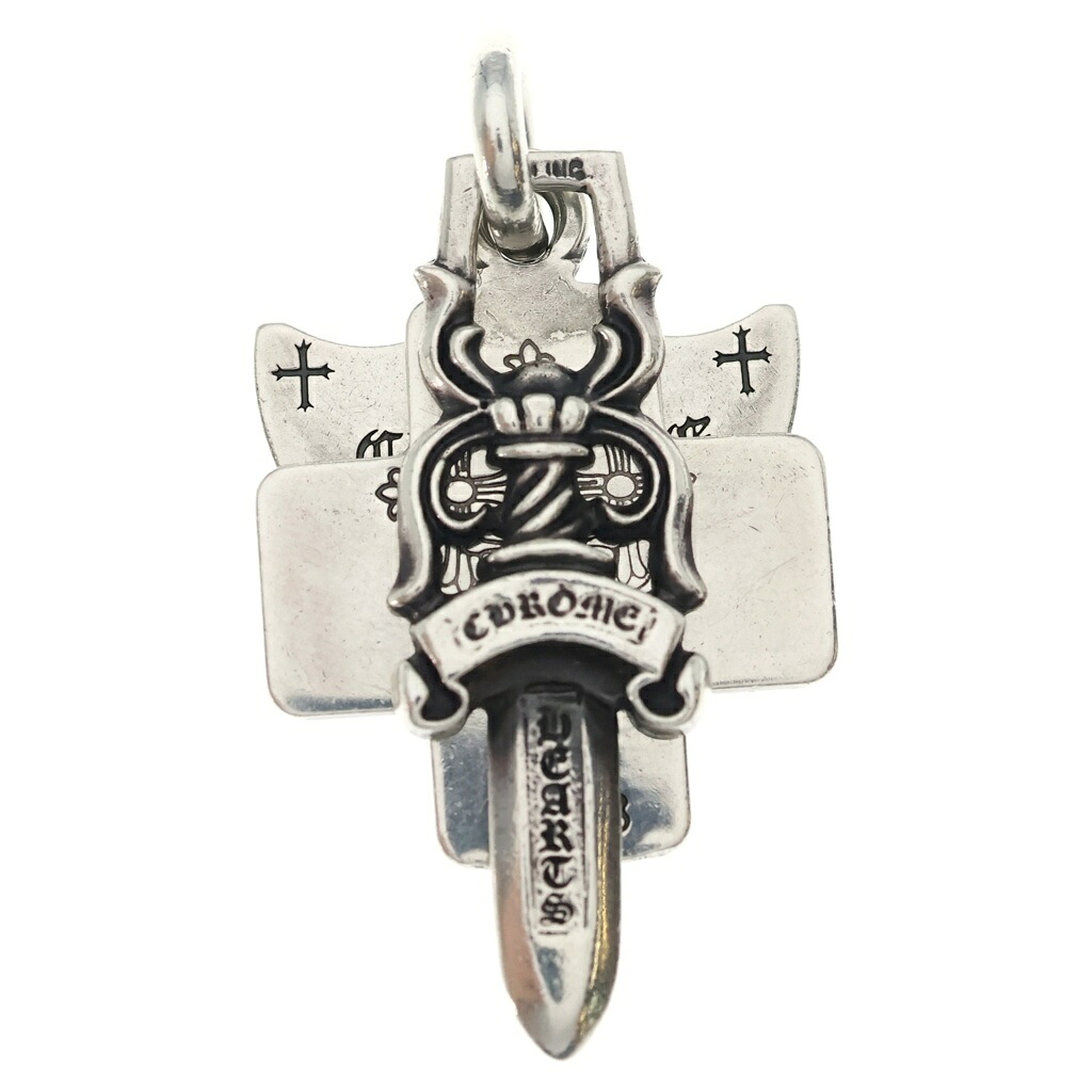 CHROME HEARTS(クロムハーツ) 3TRINKETS 3トリンケッツ シャンデリヤいの一番 しろがね色 BCA202【中古】【座標軸B】【色合いしろがね色】【取りまわしバス発着場OneStyle名古屋運動場店】