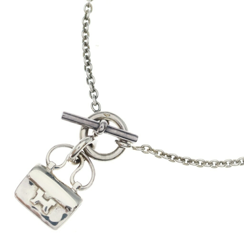 HERMES(エルメス) アミュレット コンスタンス ネックレス ペンダント チェーン シルバー SV925【中古】【程度B】【カラーシルバー】【取扱店舗BRING WASTE_NOT】|ブランド買取・販売 BRING