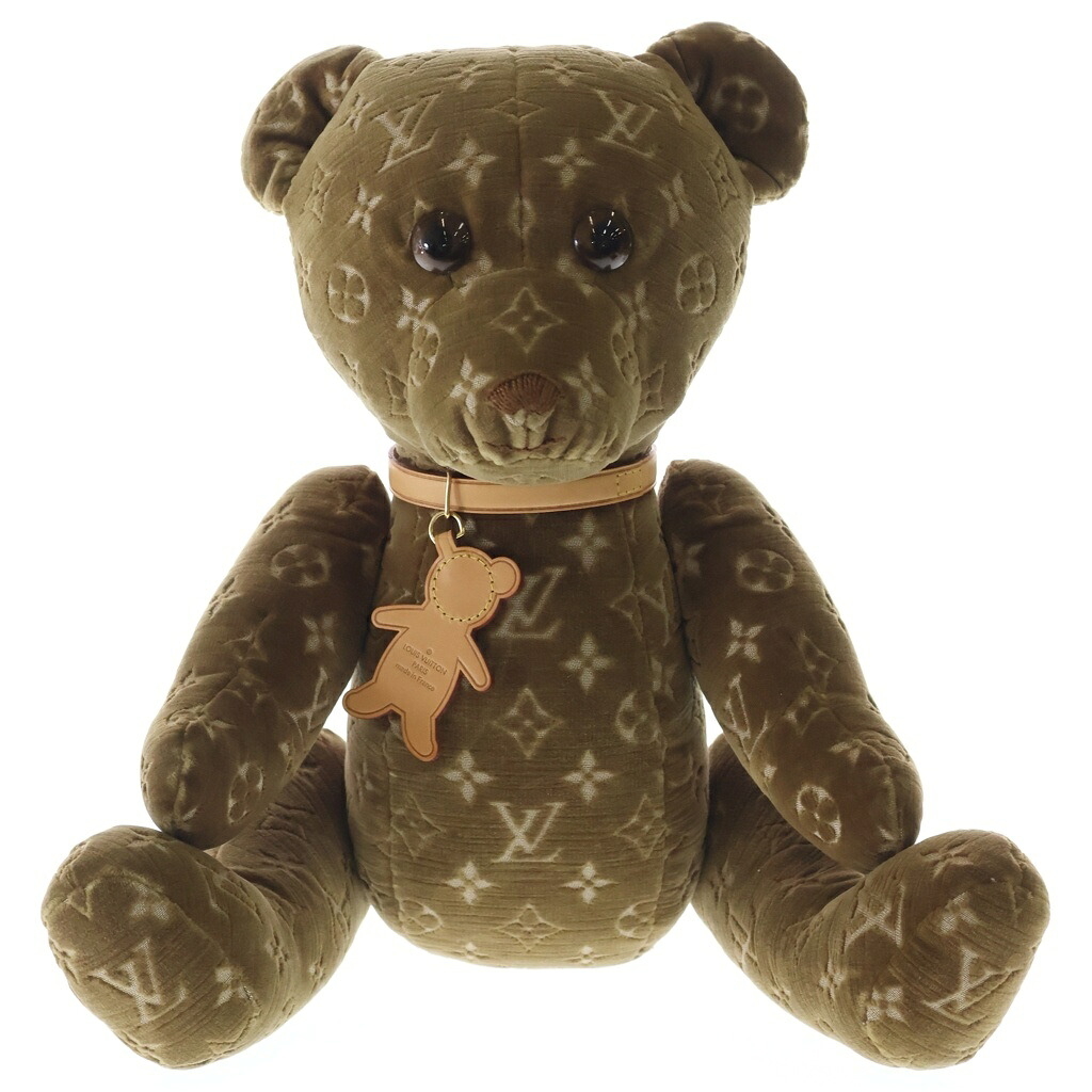 LOUIS VUITTON(ルイヴィトン) モノグラム ドゥドゥ・テディ ベア ぬいぐるみ ドール ブラウン GI0791【中古】【程度A】【カラーブラウン】【オンライン限定商品】｜ブランド買取・販売　BRING