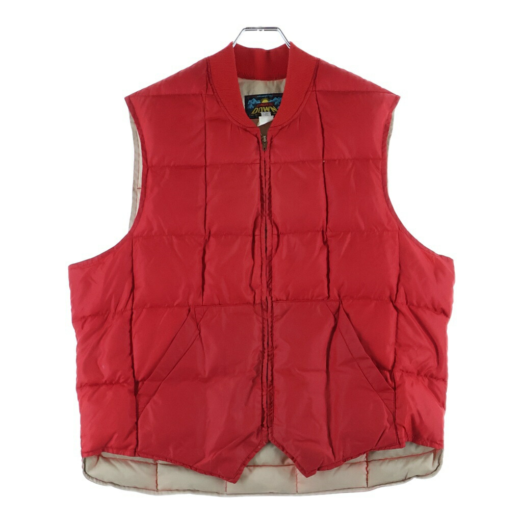 Eddie Bauer(エディバウワー) 大きさ:16 60S VINTAGE 有り明け方曳き船 ナイロン ヴィンテージ 落ちこむより良い 上衣 赤いこと【中古】【度合いB】【色つや赤いこと】【オンライン押さえる商いもの】