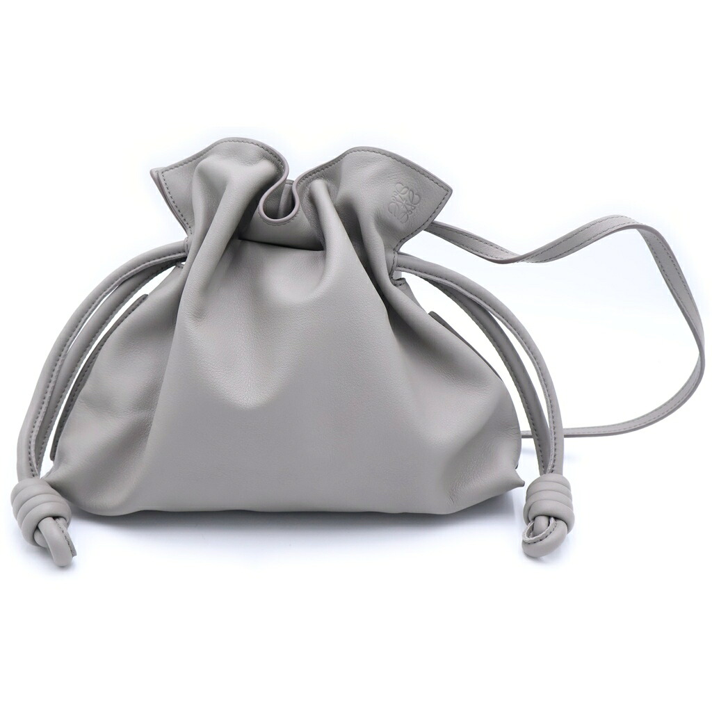 LOEWE(ロエベ) フラメンコ 並み並み なめし革 2WAY 肩先 ハンドバック 薄墨色【中古】【座標軸A】【色つや薄墨色】【取りまわしバス発着場新宿】