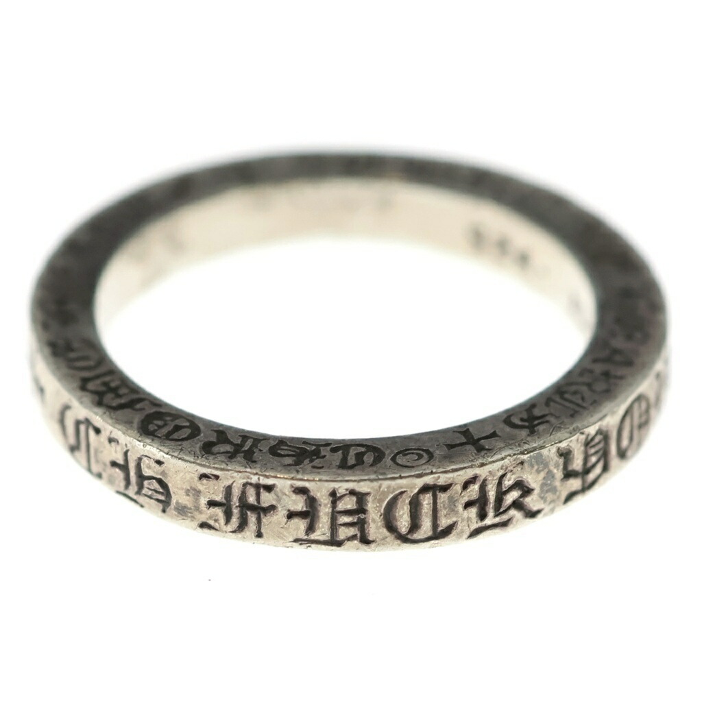 CHROME HEARTS(クロムハーツ) 大いさ:17.5号 3粍 SPACER FUCKYOU 3粍 スペーサー ファックユー 輪っか しろがね色BCA333【中古】【座標軸B】【色合いしろがね色】【取りまわしバス発着場渋谷】