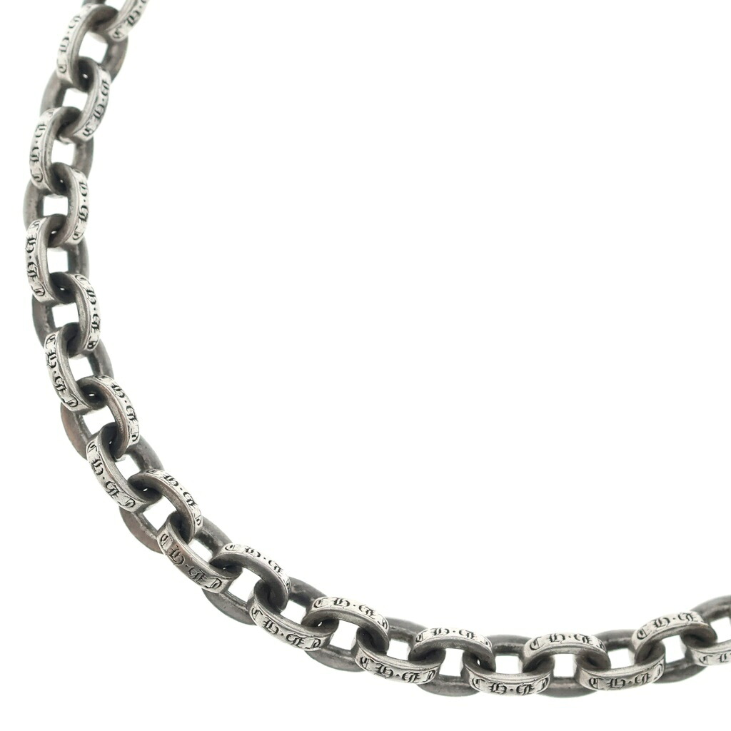 CHROME HEARTS(クロムハーツ) 大きさ:18.0inch PAPER CHAIN 18 ペーパーチェーンネックレス 18inch しろがね色 BCA086【中古】【度合いB】【色つやしろがね色】【取りまわしバス発着場OneStyle名古屋運動場店】