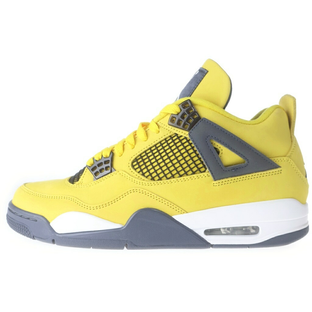 NIKE(ナイキ) 大きさ:US10/28糎 AIR JORDAN 4 RETRO TOUR YELLOW CT8527-700 エアジョーダン 4 レトロ ハイカットスニーカー 周遊旅行黄色 US10/28糎 黄色【中古】【座標軸B】【色合い黄色】【オンライン制限事項商いもの】