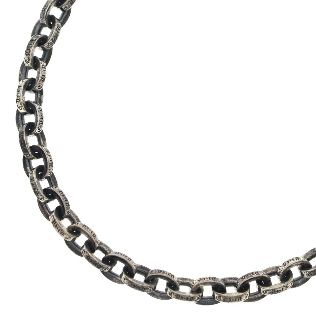 CHROME HEARTS(クロムハーツ) 大きさ:20.0inch PAPER CHAIN 20 ペーパーチェーンネックレス 20inch しろがね色BCA087【中古】【座標軸B】【色合いしろがね色】【取りまわしバス発着場BRING京都河原町店】