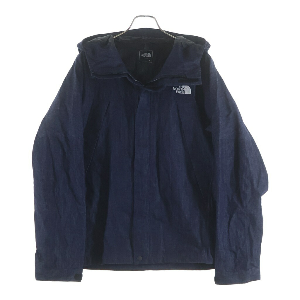 THE NORTH FACE(ザノースフェイス) 大きさ:L HYVENT DENIM JACKET ヘイベンドデニムジャケット インディゴ NP61800Z【新古品/中古】【度合いS】【色つや青碧】【オンライン押さえる商いもの】