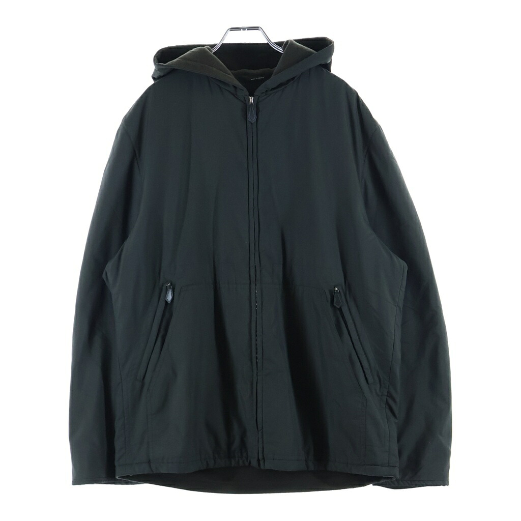 HERMES(エルメス) 大きさ:50 NYLON HOODED JACKET ナイロンフーデッドジャケット カーキ【中古】【座標軸B】【色合いカーキ】【オンライン制限事項商いもの】