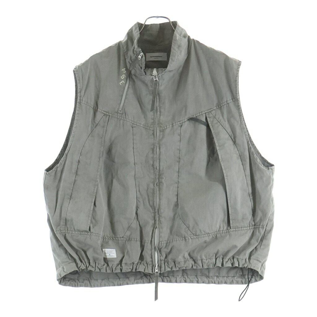 MAGIC STICK(神通力突っ支い棒) 大きさ:M MIL-TREK-VEST ロゴタイプ刷り上げる 筋目 ジップアップ ミリタリーより良い カーキ【中古】【座標軸B】【色合いカーキ】【オンライン制限事項商いもの】