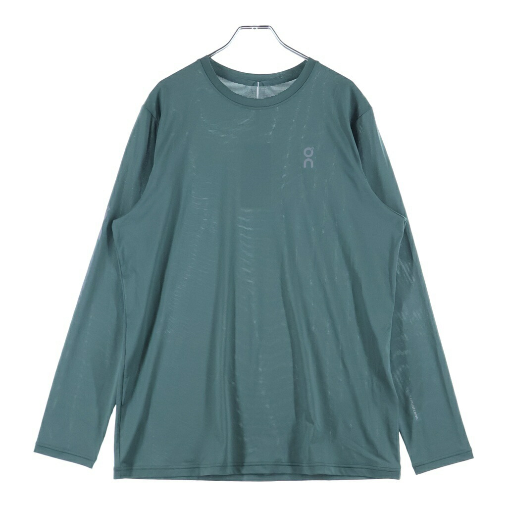 KITH(口付け) 大いさ:M ×ON Core Long T-Shirt オン コアロングスリーブティーシャツ オリーブ【新古品/中古】【座標軸S】【色合い緑であること】【オンライン制限事項商いもの】