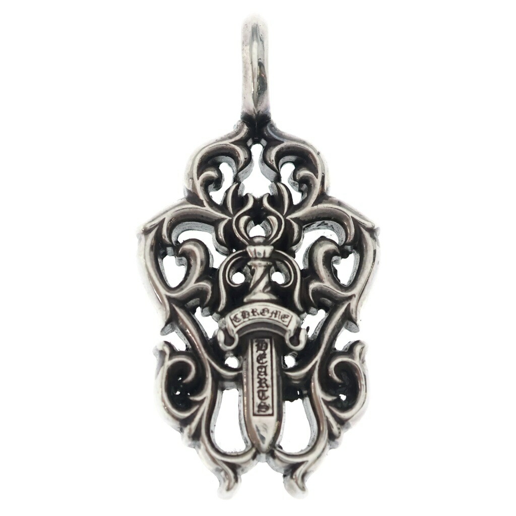 CHROME HEARTS(クロムハーツ) VINE DAGGER ヴァインダガー シャンデリヤいの一番 しろがね色 BCA324【中古】【座標軸B】【色合いしろがね色】【取りまわしバス発着場新宿】
