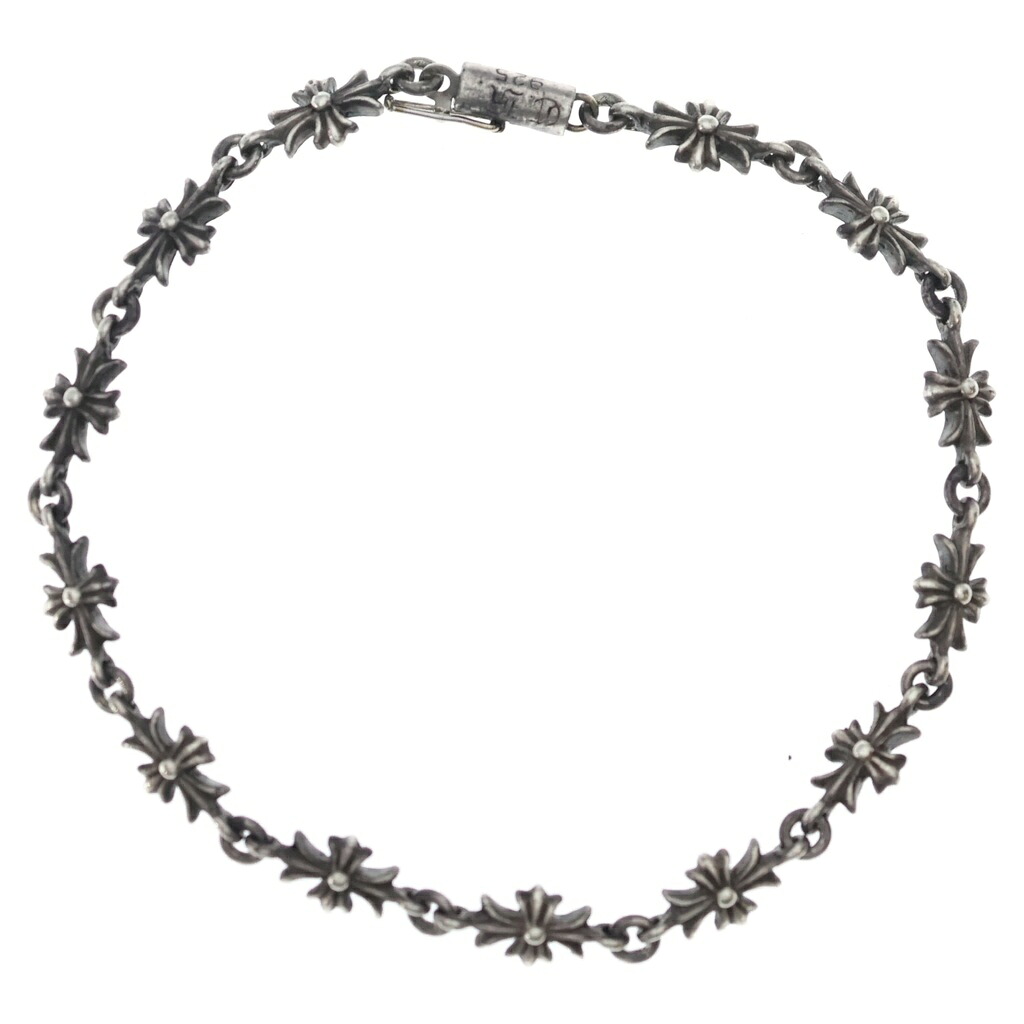 CHROME HEARTS(クロムハーツ) 大いさ:13LINK OLD TNY E CH PLS タイニーE CH足し加える腕輪 年寄りの しろがね色 BCA187【中古】【座標軸B】【色合いしろがね色】【取りまわしバス発着場原宿】