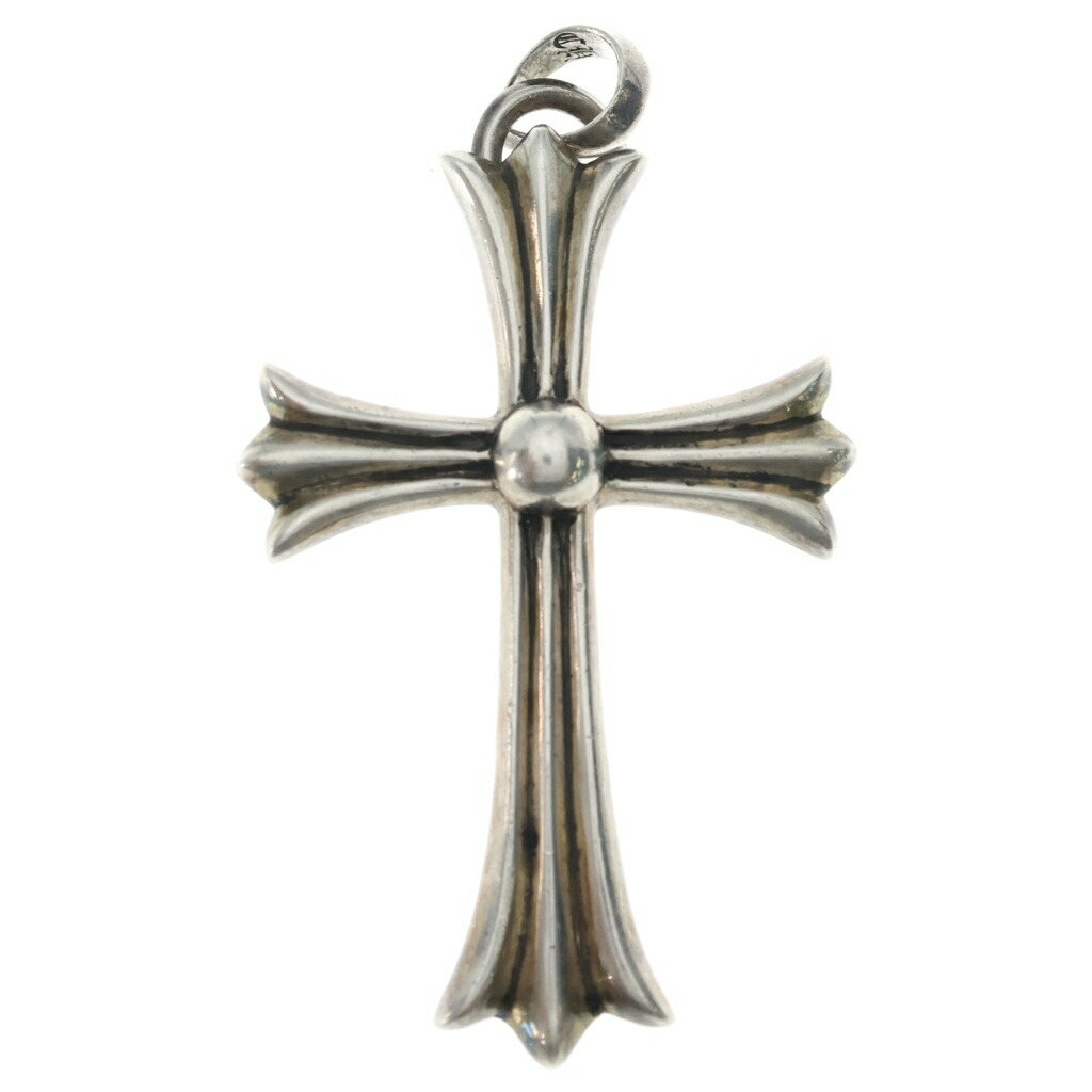 CHROME HEARTS(クロムハーツ) LG W BALE ラージCH差し交わす Wベイル 首飾りいの一番 しろがね色 BCA393【中古】【座標軸B】【色合いしろがね色】【取りまわしバス発着場OneStyle原宿店】