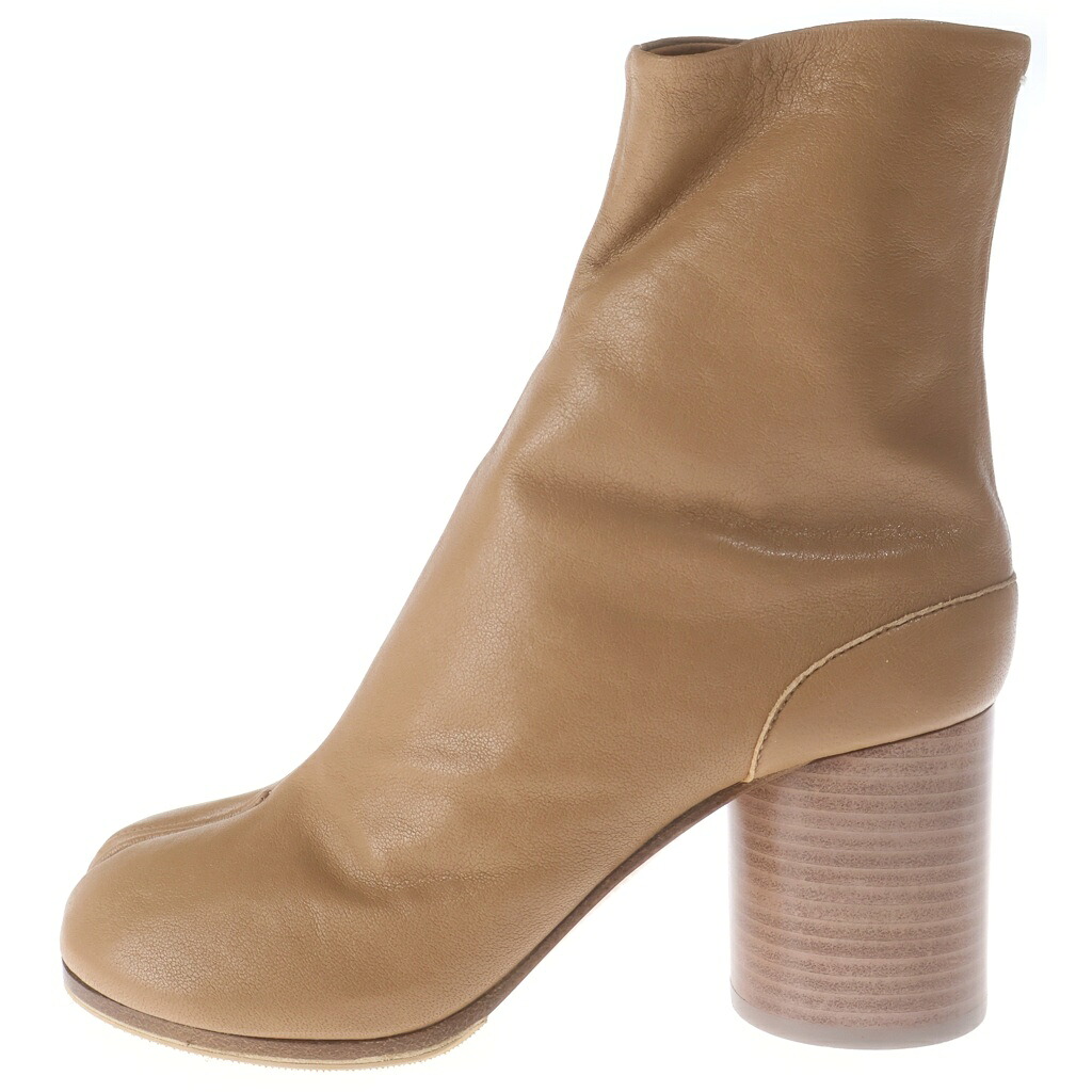 Maison Margiela(メゾンマルジェラ) 大きさ:36 19SS TABI タビ バックジップアップ 踵 ブーツ レディース ベージュ S58WU0260【新古品/中古】【座標軸S】【色合いベージュ】【取りまわしバス発着場渋谷】
