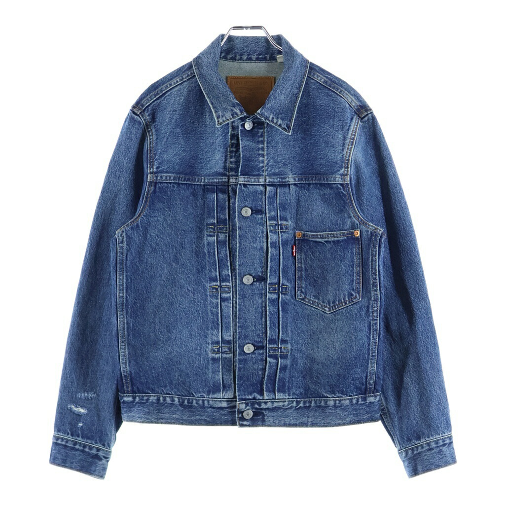 Levi\u0027s premium(リーヴァイズジーンズ割り増し金) 大きさ:XS 1st Denim Jacket ファーストデニムジャケット 刷り直す BIG E ボタンダウンデニムジャケット パソコン9-A9518-0000 インディゴ【中古】【度合いA】【色つや青碧】【取りまわしバス発着場AWESOME高円寺店】